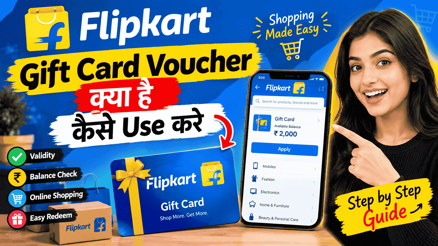 What is Flipkart Gift Card? Complete Guide on How to Use It & What You Can Buy